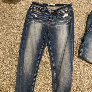 Mid rise buckle Payton  ankle skinny